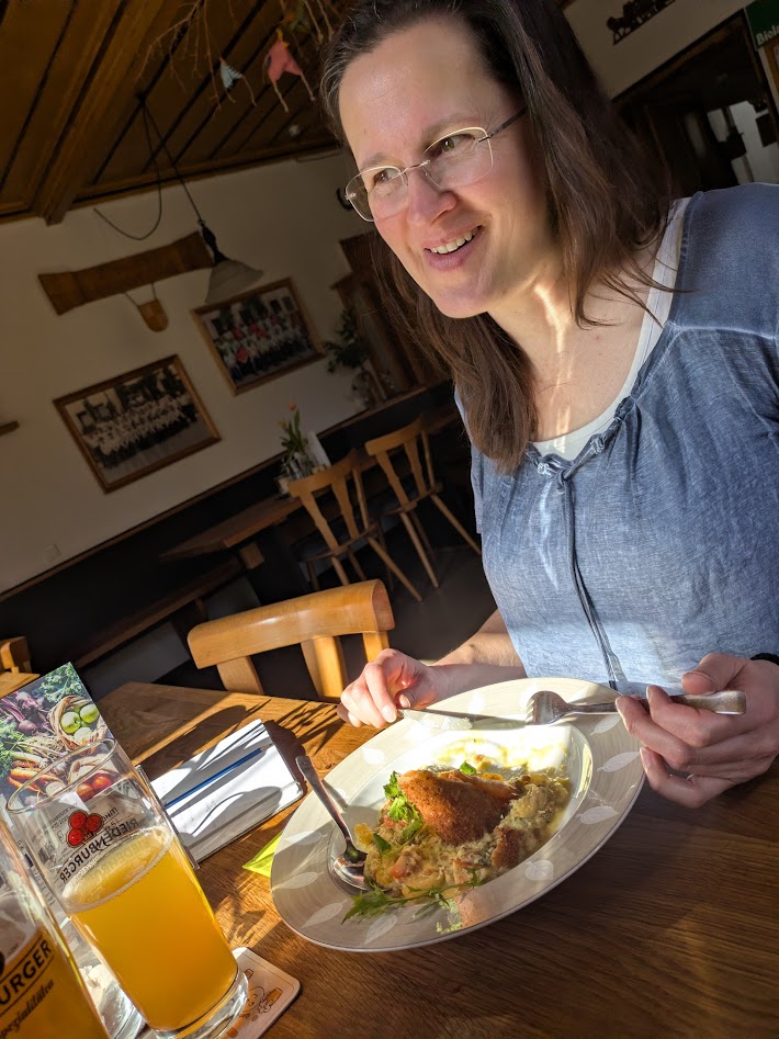 Claudia beim Fetz