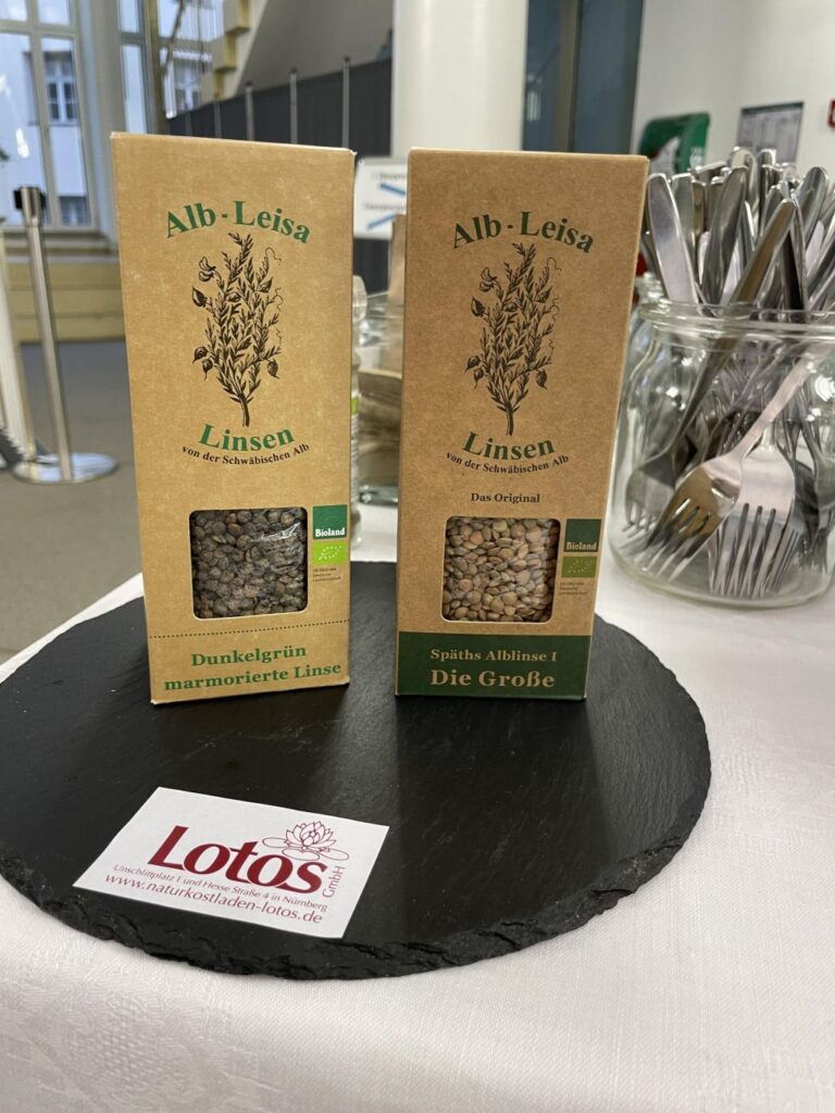 Zwei Packungen Alb-Leisa-Linsen
